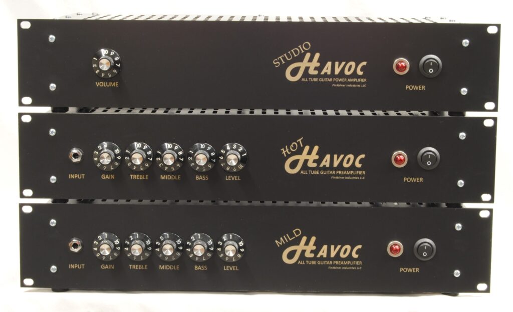 Three stacked HAVOC amplifiers